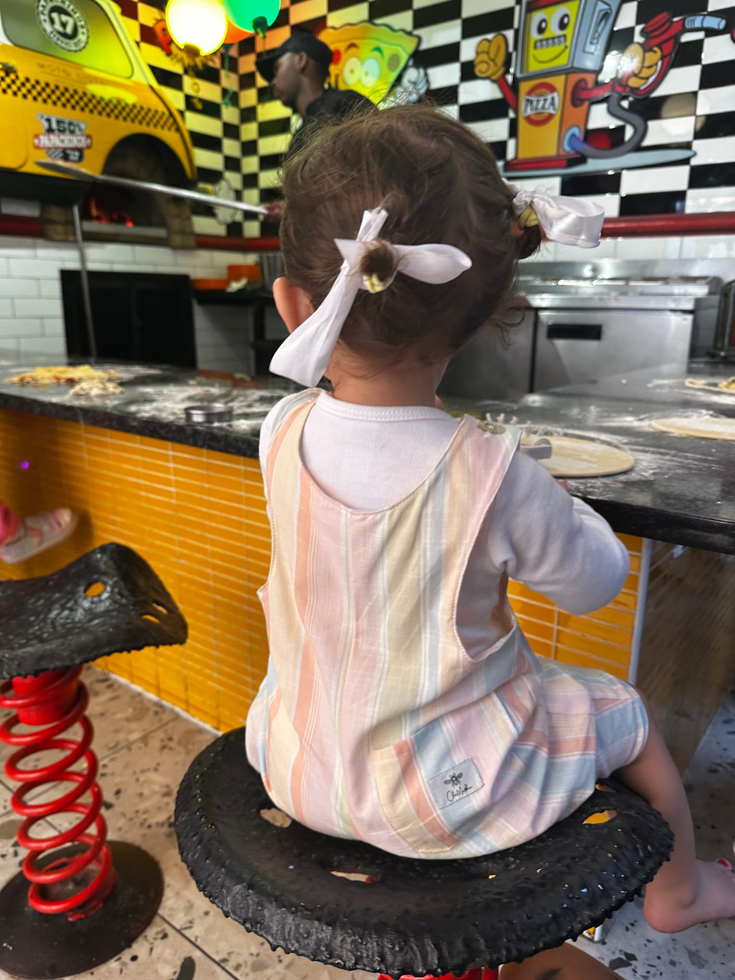 Rainbow Pastel Overalls