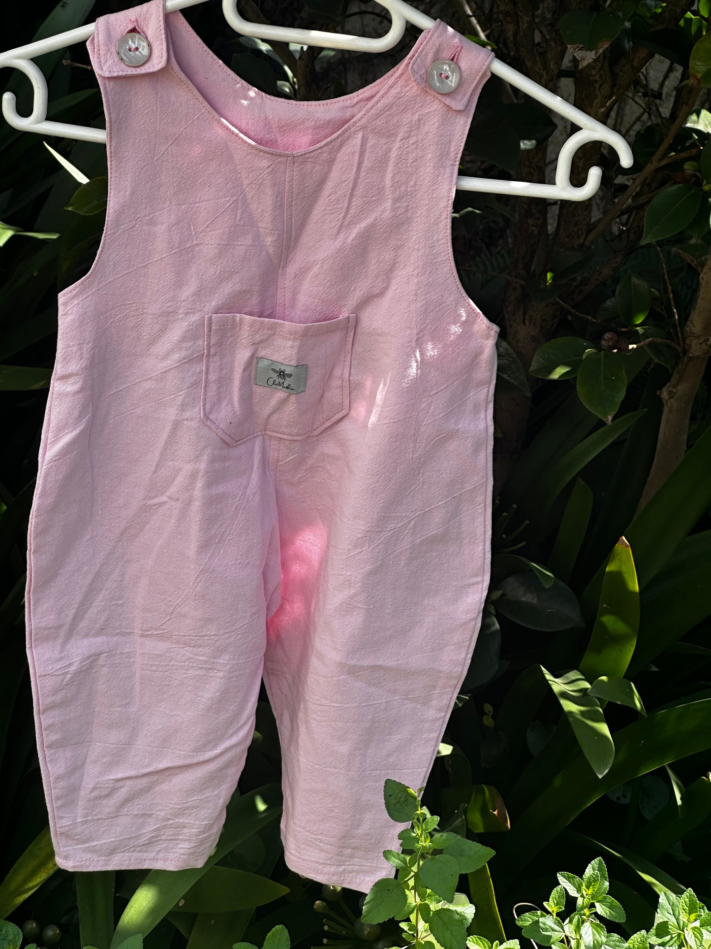 Pink Overalls