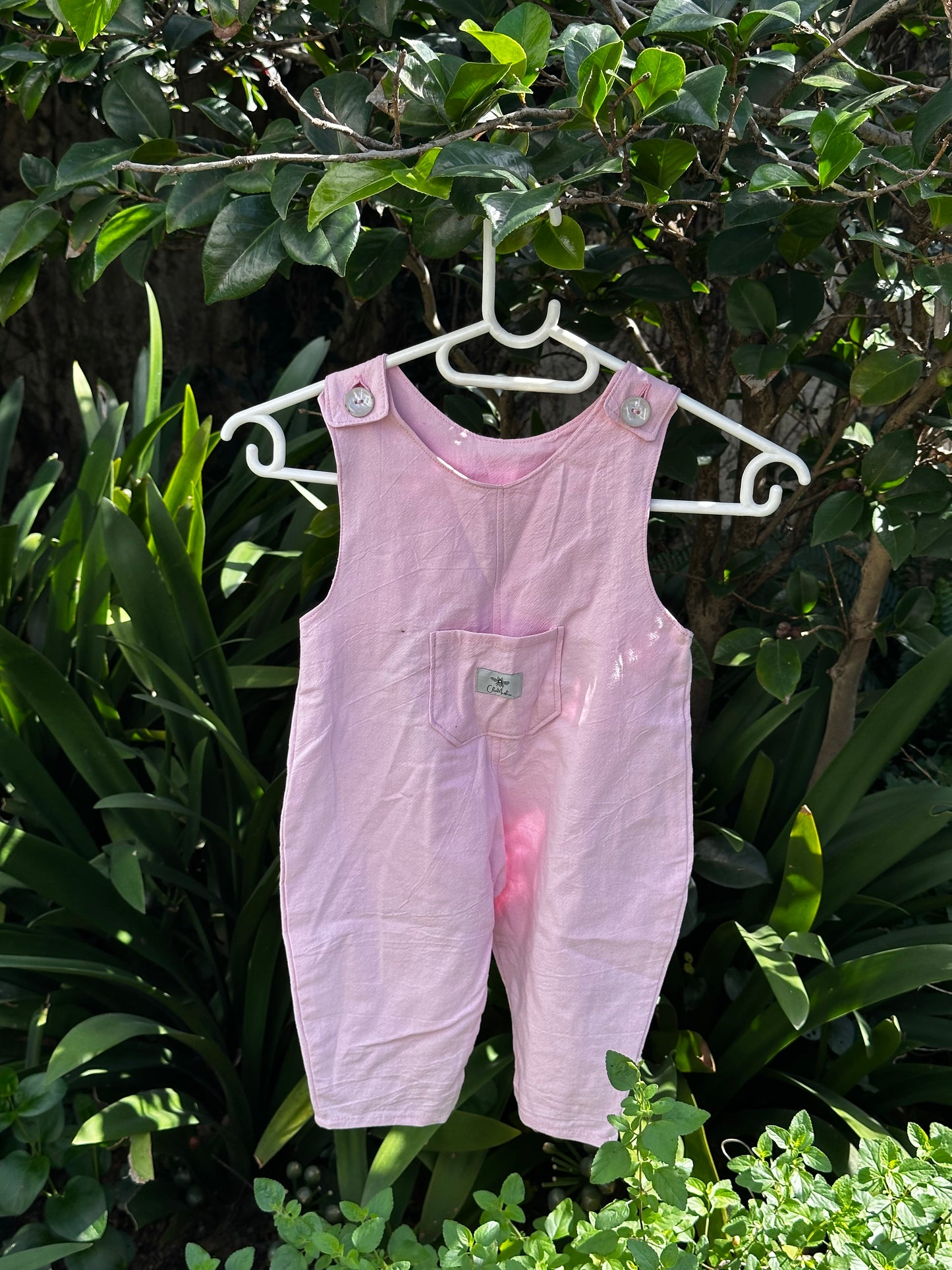 Pink Overalls